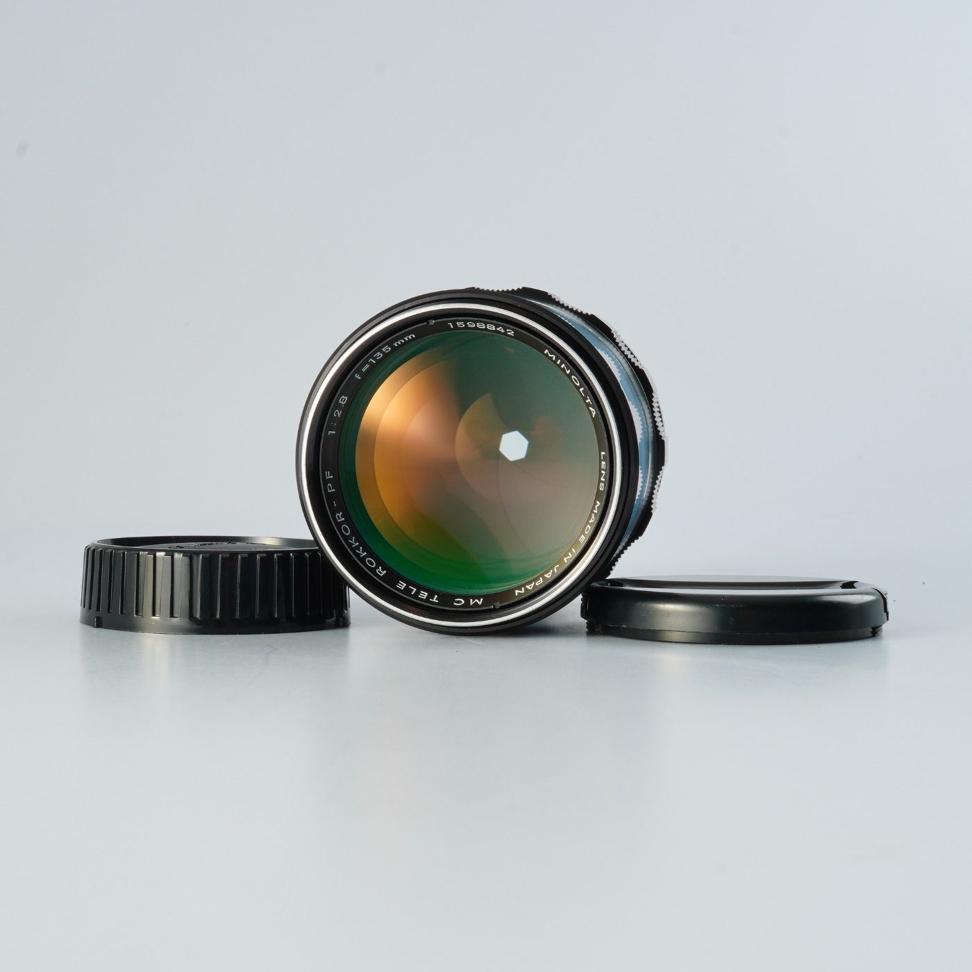 MINOLTA ミノルタ MC TELE ROKKOR PF 135 mm F 2 8 単焦点レンズ