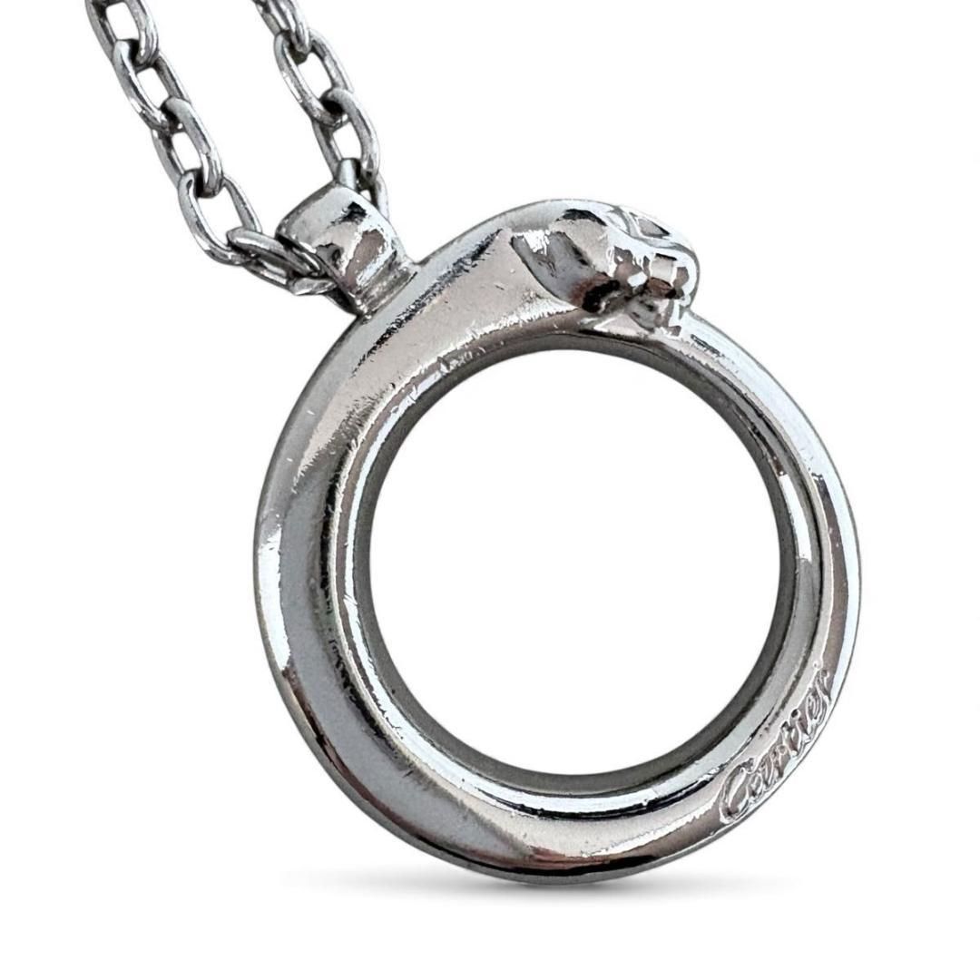 美品 Cartier パンテール キーホルダー シルバー パンサー チェーン