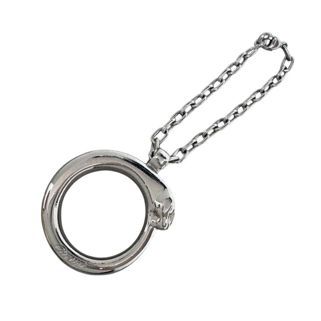美品 Cartier パンテール キーホルダー シルバー パンサー チェーン