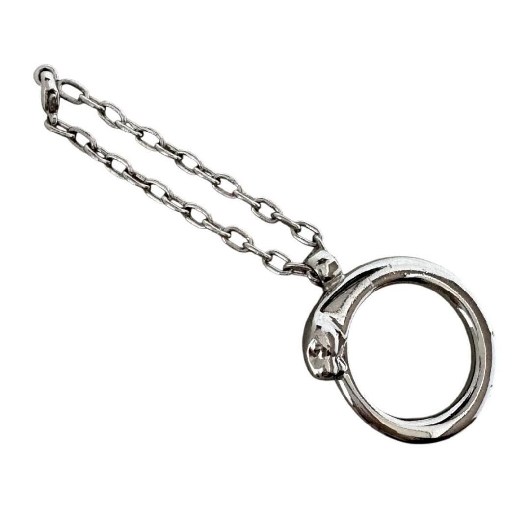 美品 Cartier パンテール キーホルダー シルバー パンサー チェーン