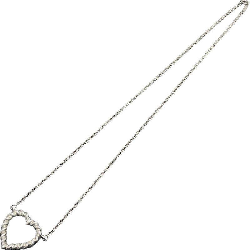 TIFFANY & Co. ティファニー ツイストハート ネックレス シルバー 925