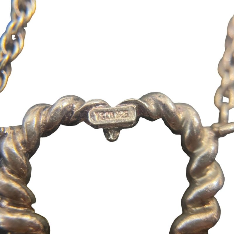 TIFFANY & Co. ティファニー ツイストハート ネックレス シルバー 925