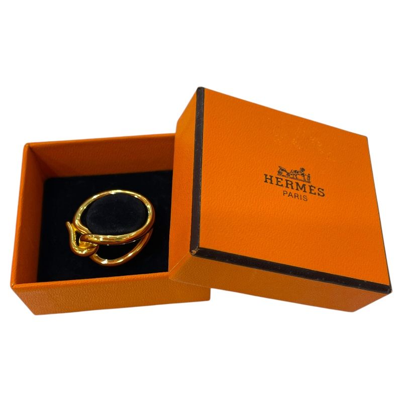 エルメス HERMES ジャンボ スカーフリング ゴールド メタル レディース