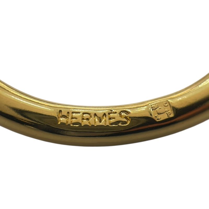 エルメス HERMES ジャンボ スカーフリング ゴールド メタル レディース
