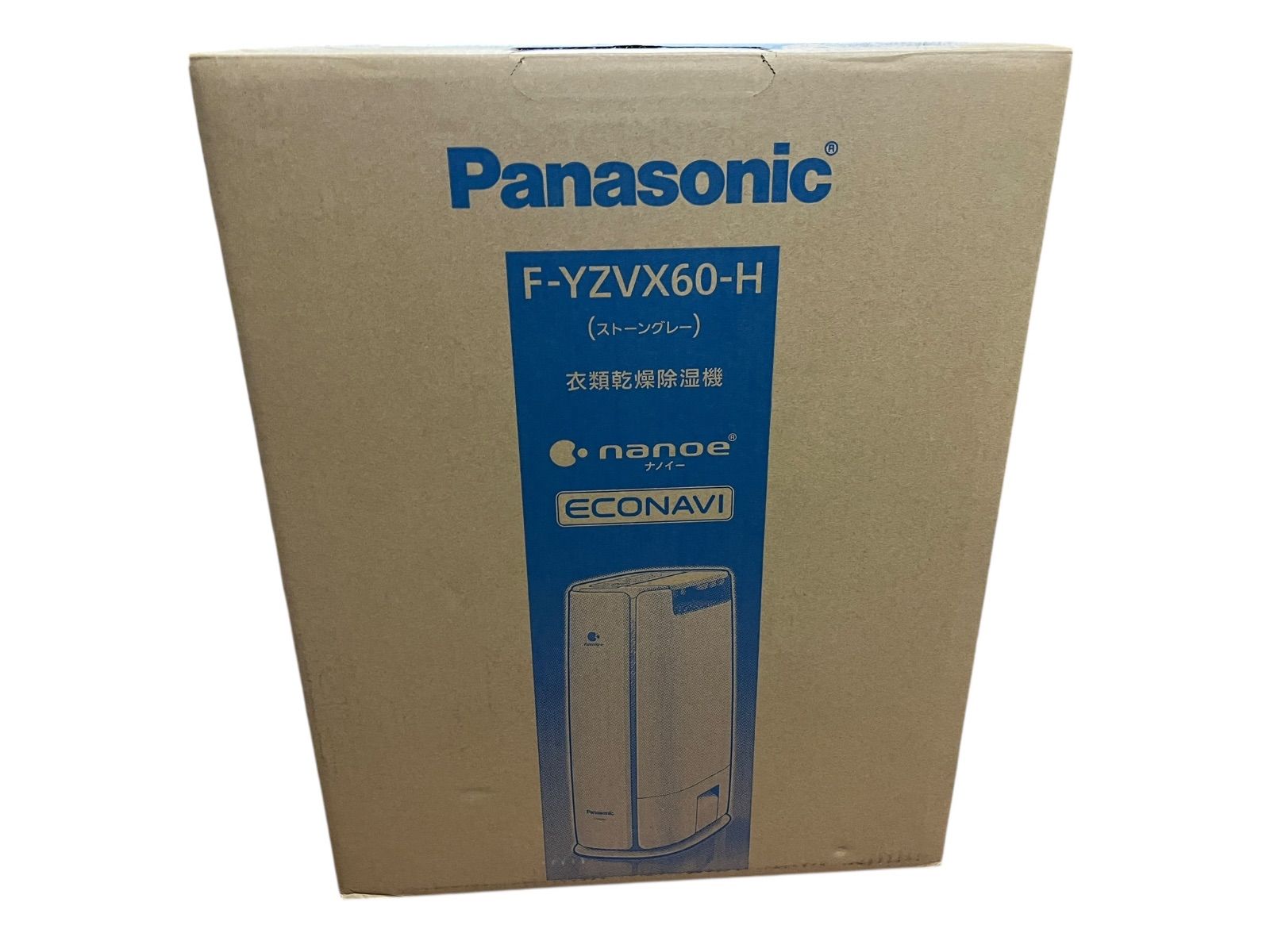 Panasonic 2023年製 F-YZVX60-H 衣類乾燥除湿機ナノイー デシカント