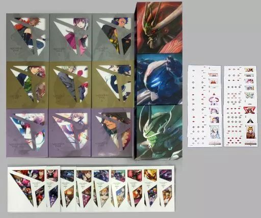 中古】アニメBlu-ray Disc アクエリオンEVOL 初回生産版 BOX*3付き全9