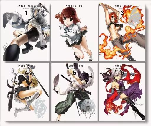 アニメBlu-ray Disc タブー・タトゥー 初回生産限定版 全6巻セット