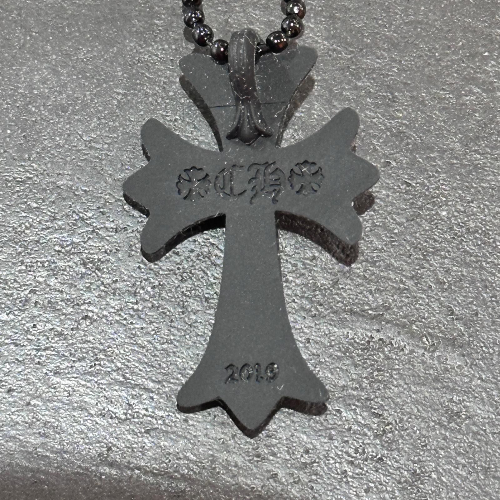 未使用 CHROME HEARTS 2025年 CHクロス ラバーネックレス シリコン