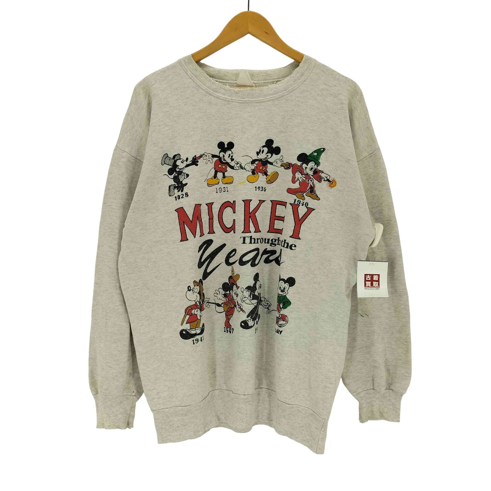 USED古着(ユーズドフルギ) 90S キャラクタープリントクルーネックスウェット メンズ 表記無 【中古】【ブランド古着バズストア】 ユーズドフルギ USED古着 90S キャラクタープリントクルーネック