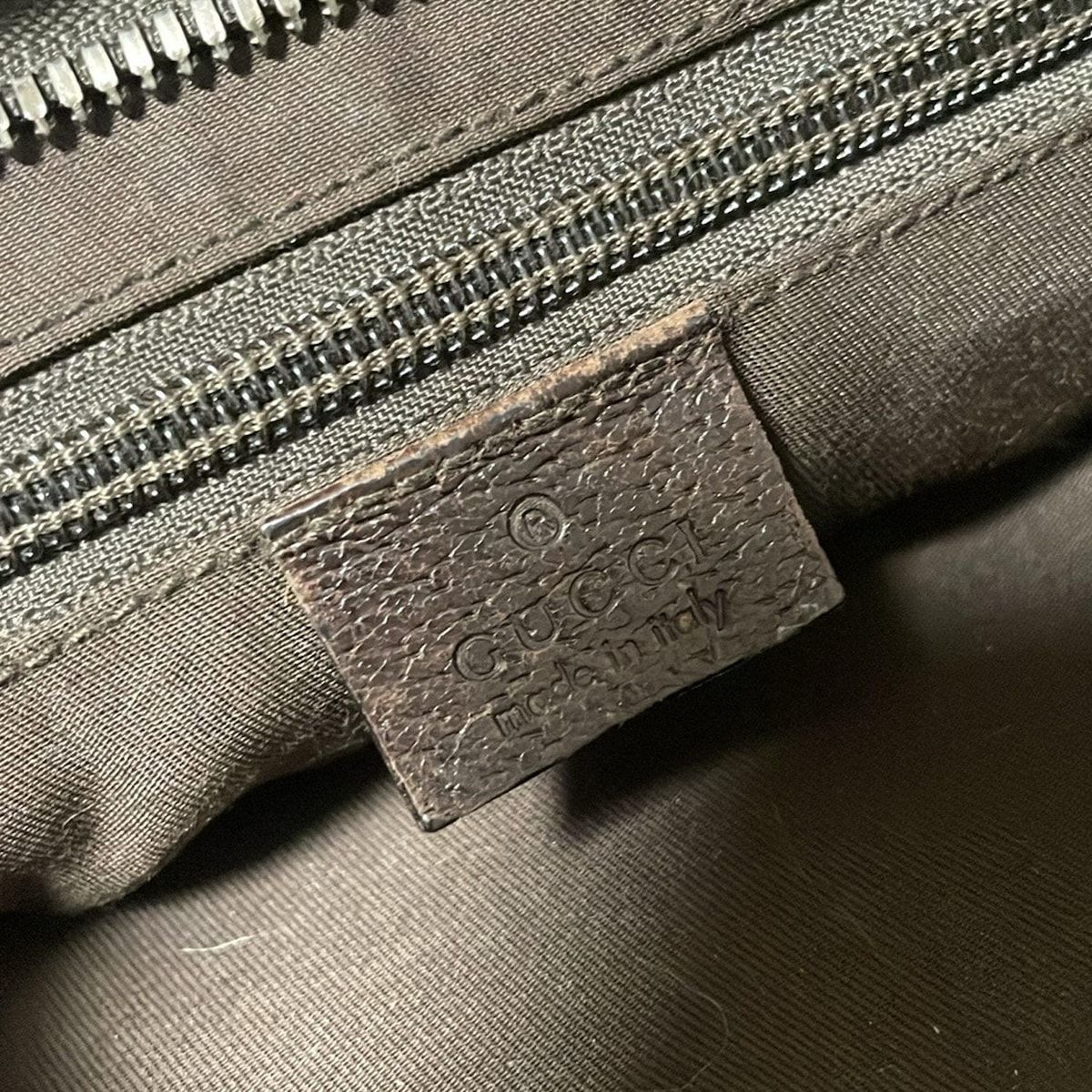 GUCCI(グッチ) ショルダーバッグ GG柄 122793 ベージュ×ダークブラウン