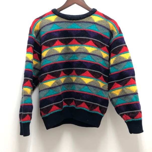 中古品】 COOGI クージー 3D WOOL KNIT ニット セーター 90s 古着