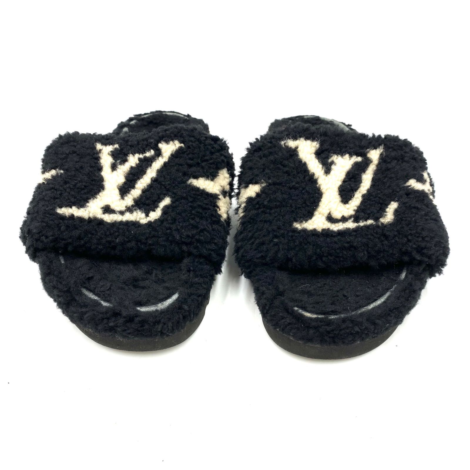 LOUIS VUITTON ルイヴィトン モノグラム パセオライン ムートン