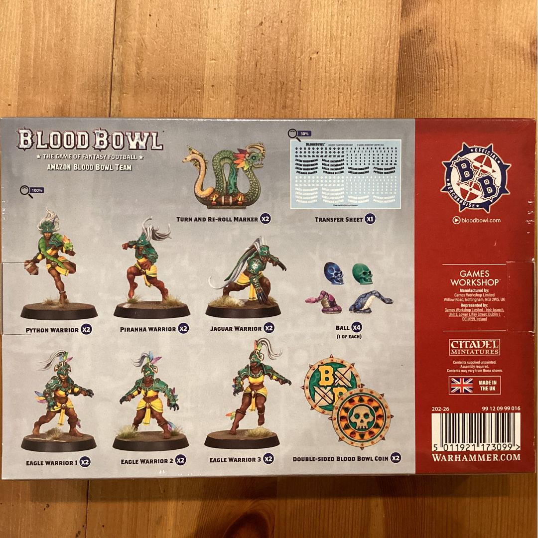 ウォーハンマー ブラッドボウル アマゾンチーム Amazon Blood Bowl