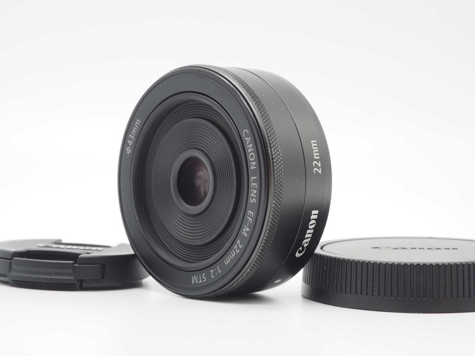 キャノン Canon EF-M 22mm f/2 STM Lens for EOS M EF-M Mount Black