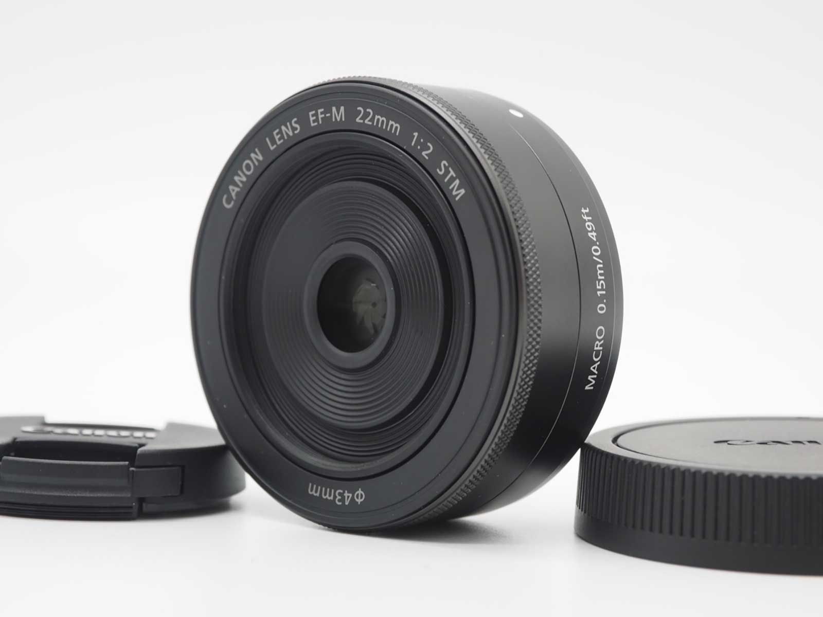 キャノン Canon EF-M 22mm f/2 STM Lens for EOS M EF-M Mount Black