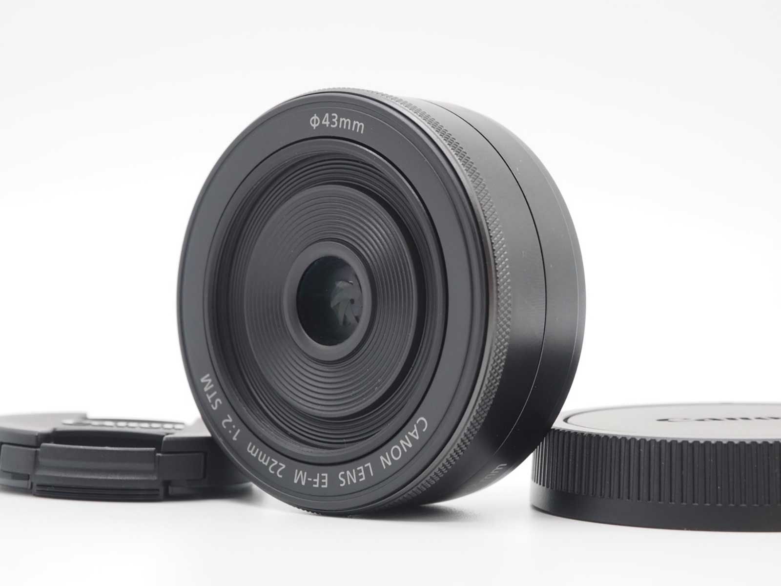 キャノン Canon EF-M 22mm f/2 STM Lens for EOS M EF-M Mount Black
