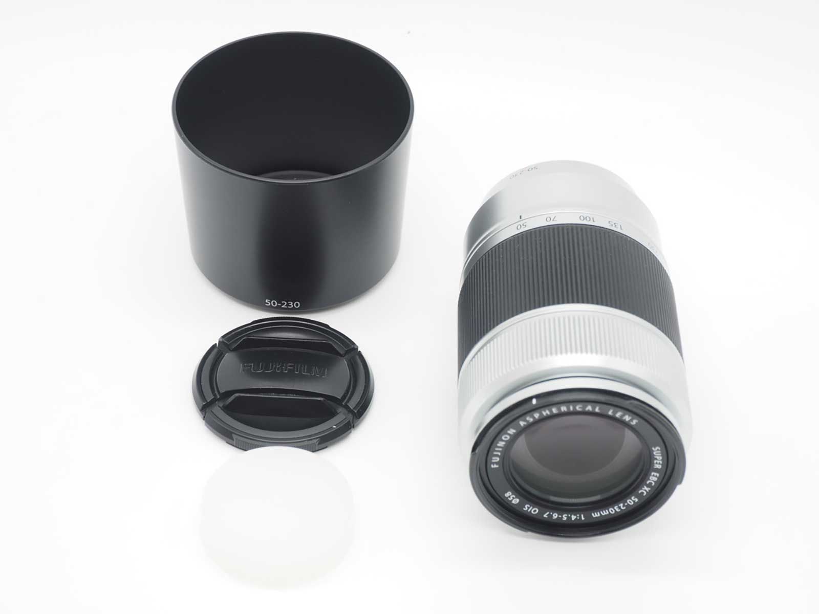 富士フィルム Fujifilm Fujinon XC 50 230 mm f 4 5 6 7 Aspherical OIS Lens Silver Z 5634 A