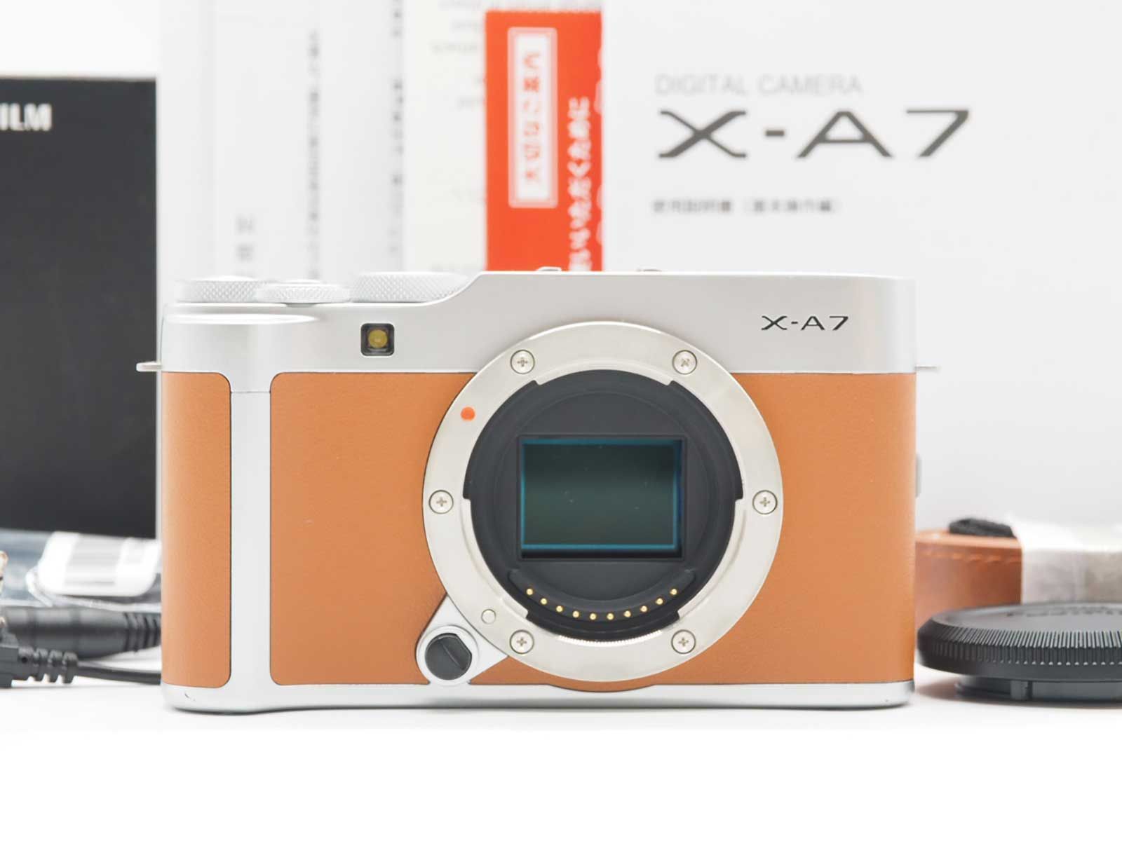 富士フィルム Fujifilm Fuji X A 7 24 MP Mirrorless Camera Body Caramel 元箱 Z 5648