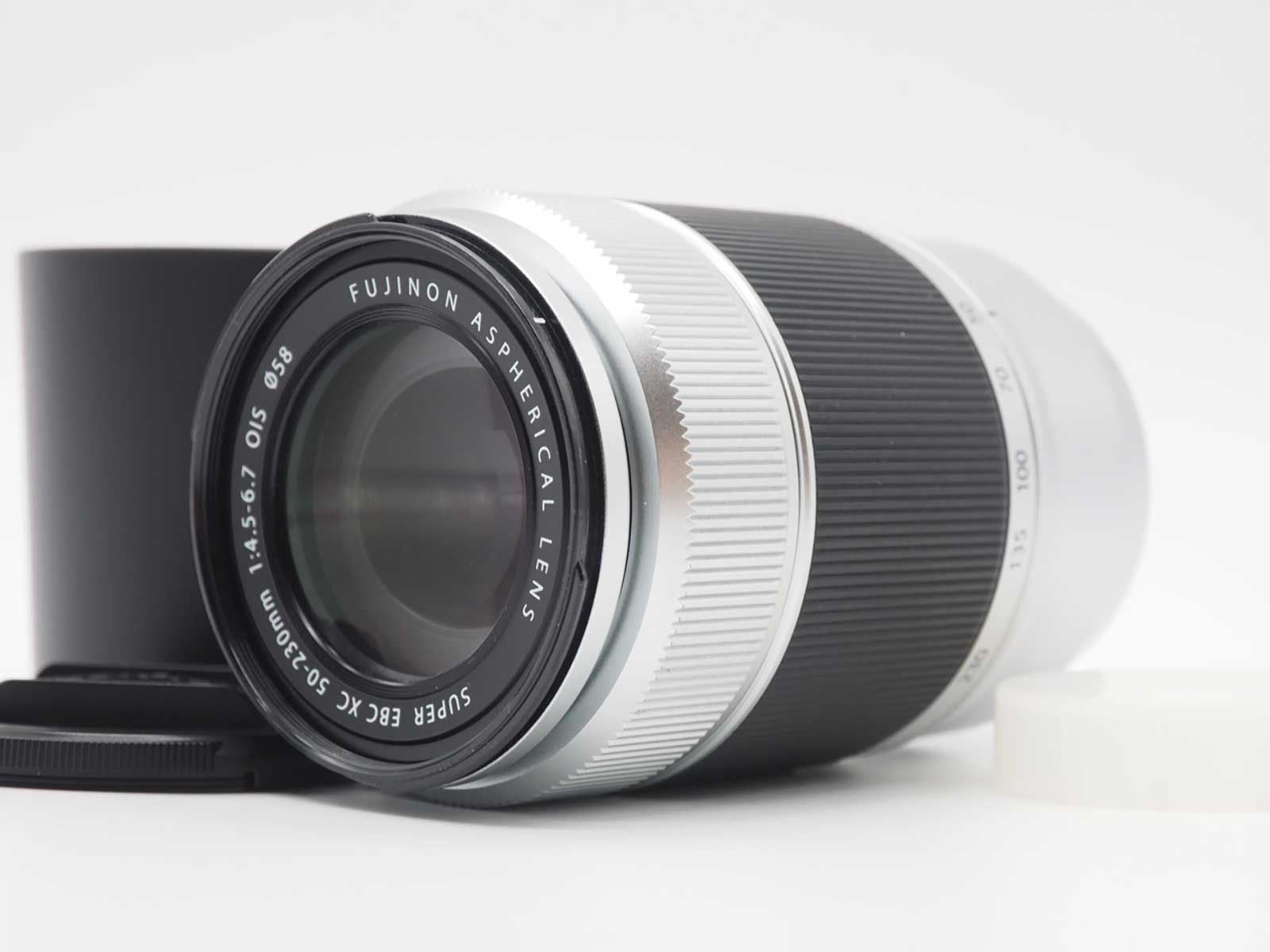 富士フィルム Fujifilm Fujinon XC 50-230 mm f 4.5-6.7 Aspherical OIS Lens Silver Z 5651 A