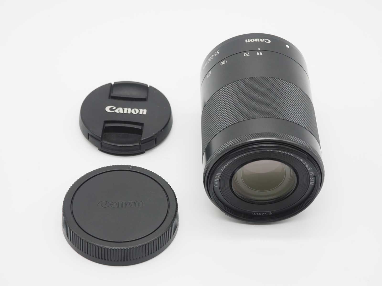 キャノン Canon EF M 55 200 mm f 4 5 6 3 IS STM Lens Black for Mount 並品 Z 5657 A
