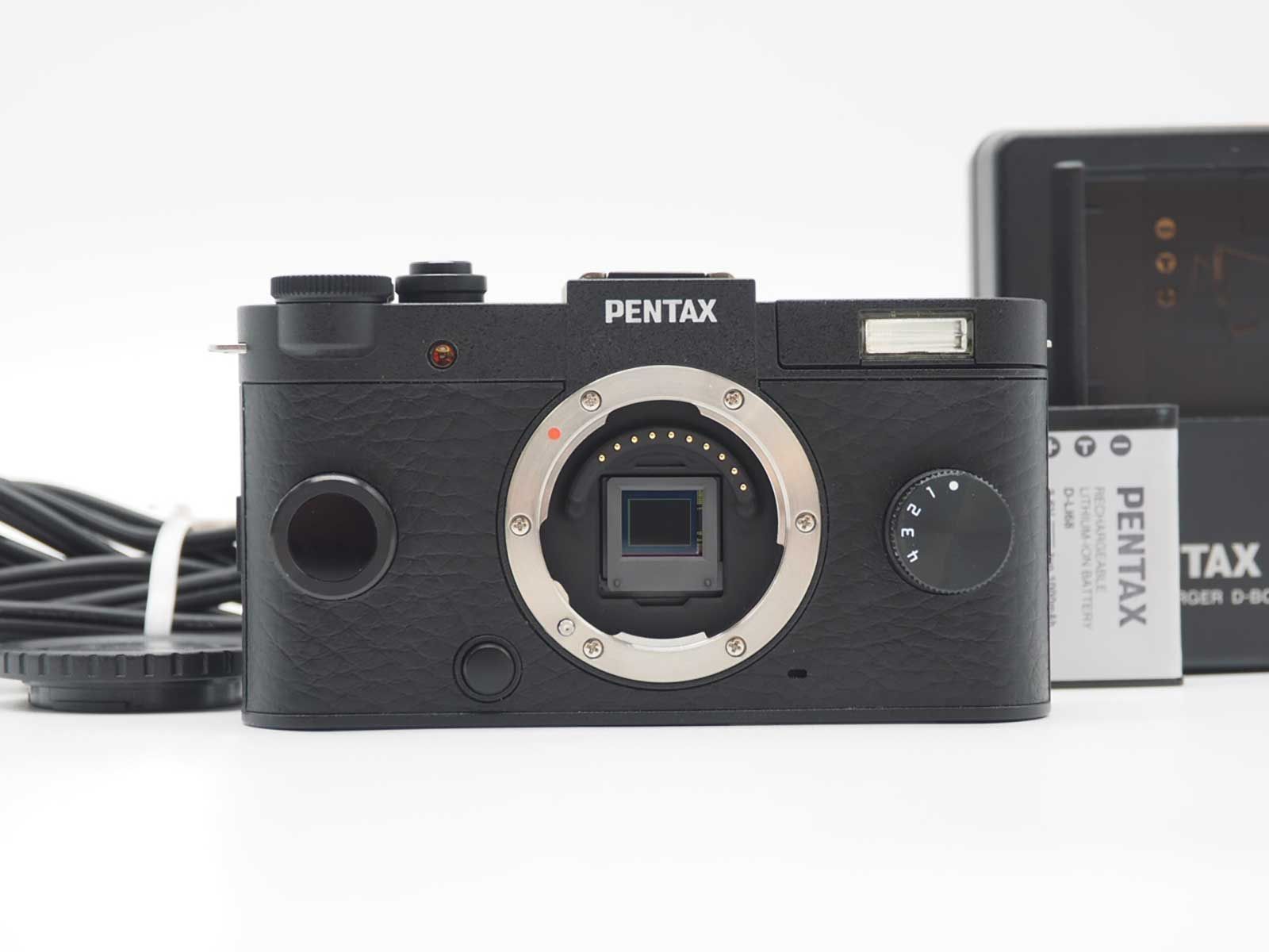 ペンタックス Pentax Q-S 1 Digital Camera Black Body 2187 shots w Box Z 5659 A