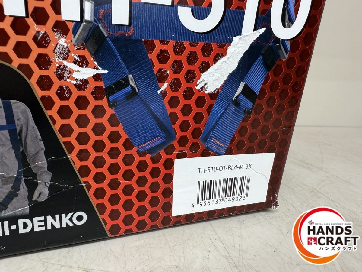 開封品 ツヨロン フルハーネス TH-510-OT-BL 4-M-BX Mサイズ