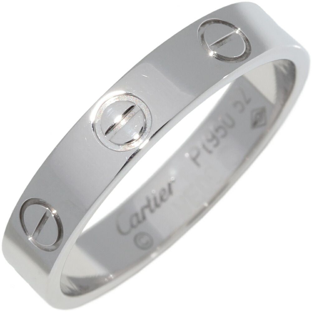 カルティエ 指輪 Pt950 ラブリング スモールモデル ミニラブリング