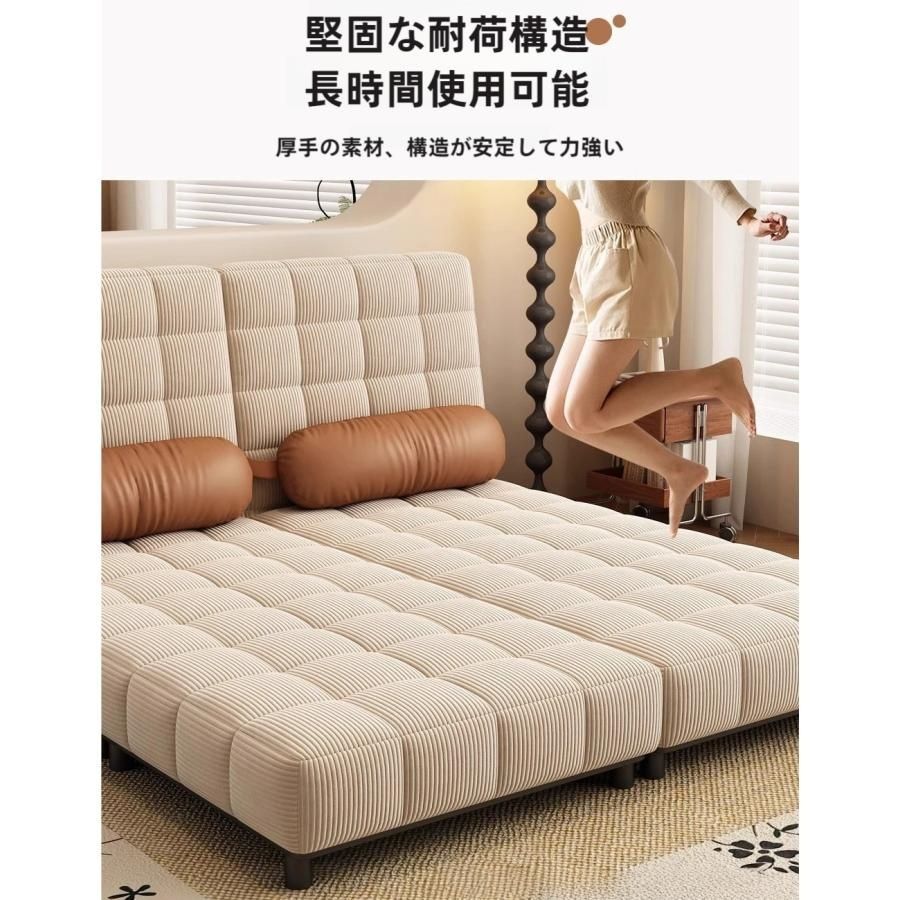  ソファーベッド 一人用 折りたたみベッド シングル ソファー 折りたたみ セミダブル 3way コンパクト 1人掛け 2人掛け リクライニング 北欧 脚付き おしゃれ リネン花柄 2人掛け 3人掛けソファ ソファ ソファベッド