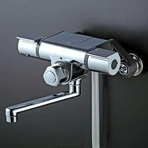 〇 KVK 定量止水付サーモスタット式シャワー 170 mmパイプ付