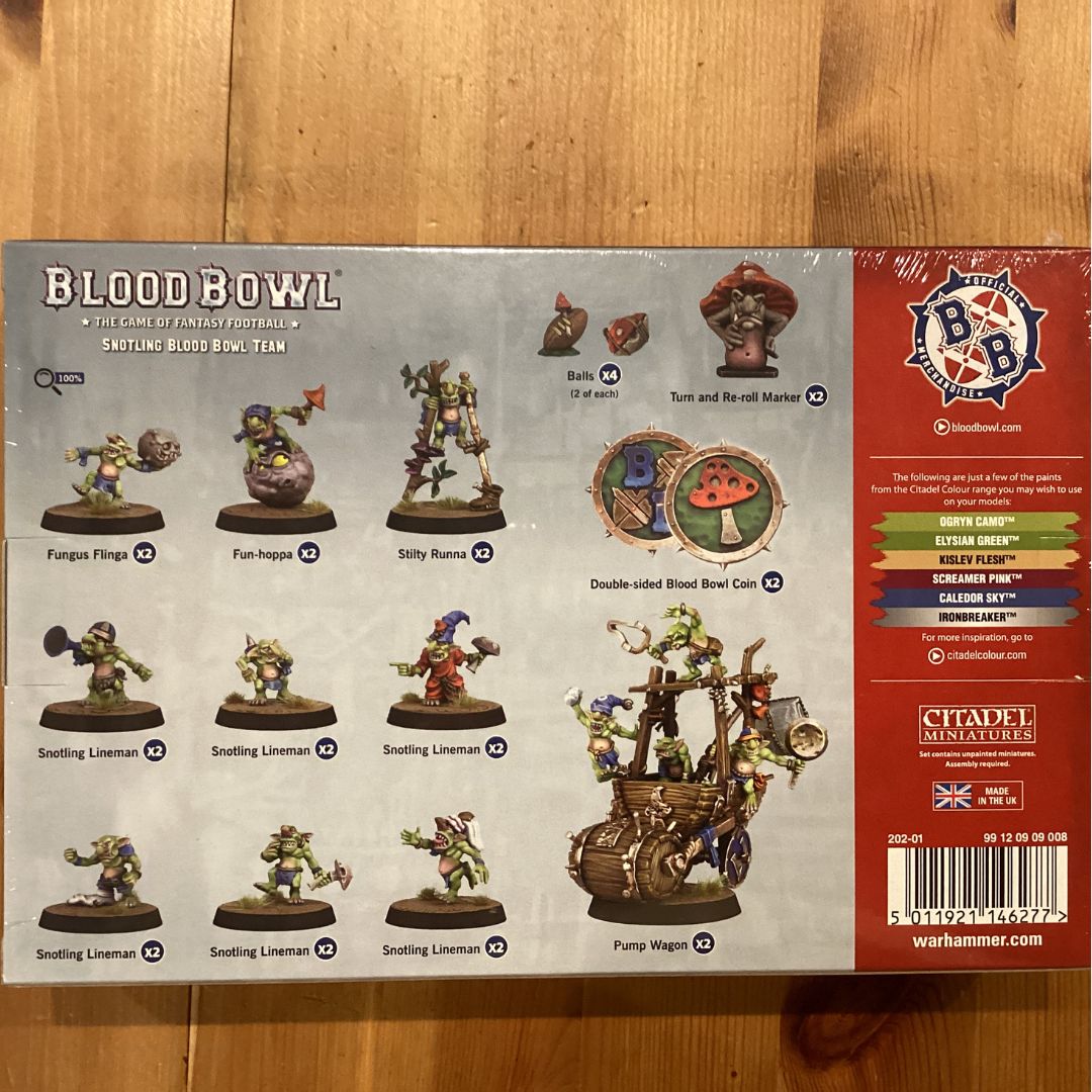 ウォーハンマー ブラッドボウル スノットリングチーム Snotling Blood