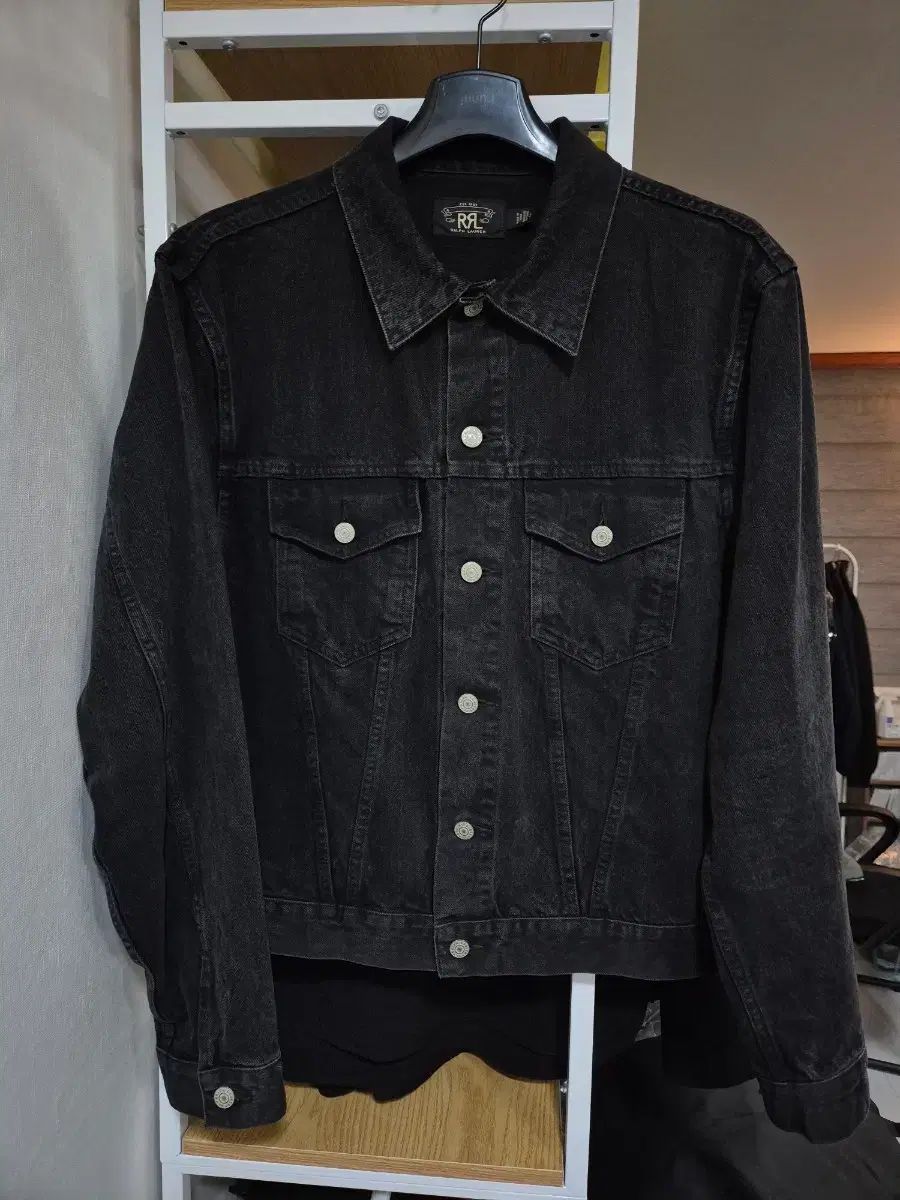 RRL(ダブルアールエル) 3rd デニム トラッカージャケット L ブラック