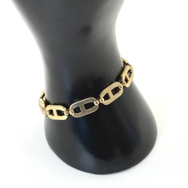 Dior CDロゴ ブレスレット チェーン 喜平 ゴールド クリスチャン