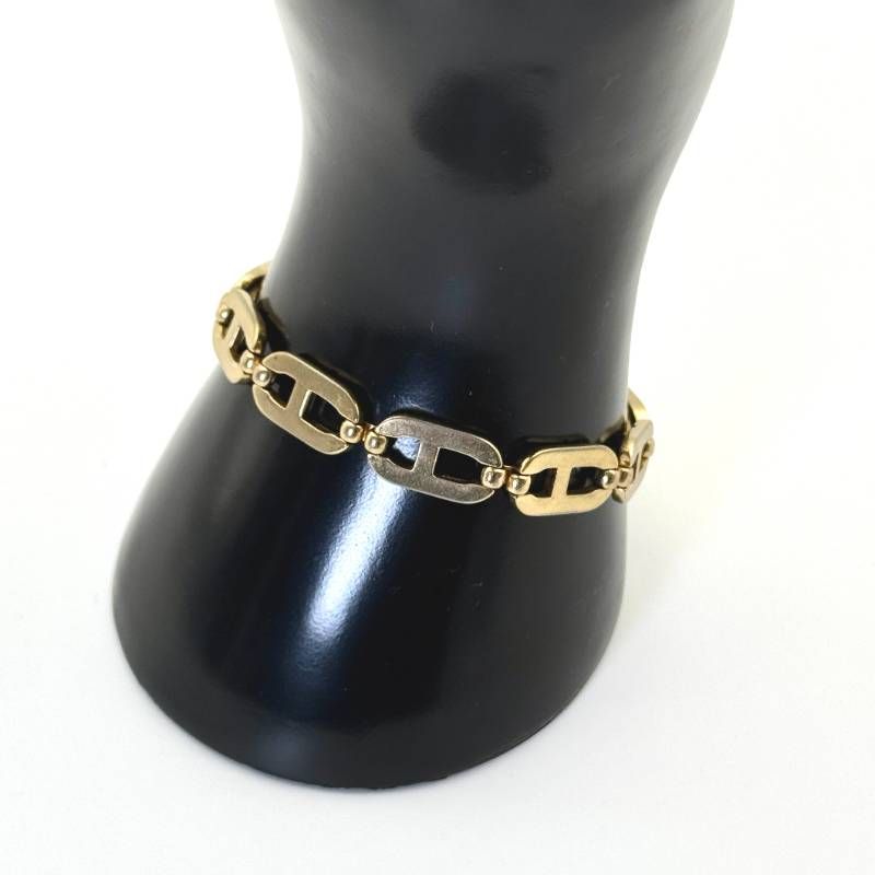 Dior CDロゴ ブレスレット チェーン 喜平 ゴールド クリスチャン