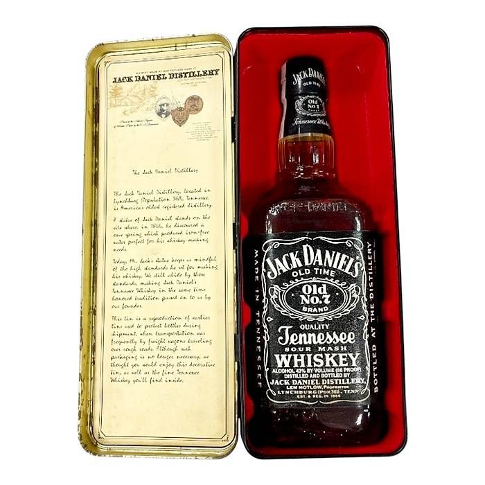 専用【古酒】Jack Daniel's Old No. 7 ウイスキー 缶ケース 新品・未使用】ジャックダニエル オールド No.7 缶ケース付 - メルカリ
