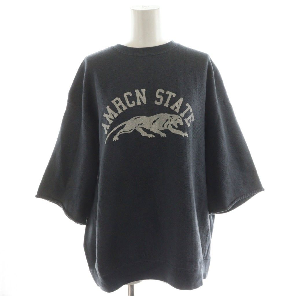 アメリカーナ AMERICANA 25SS スウェットシャツ カットオフ AMRCN