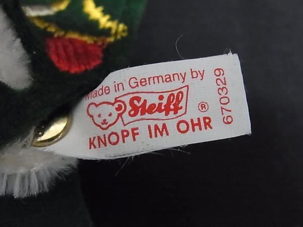 シュタイフ2003年5,000体限定トランペッターオーナメント未使用 □極美品□ Steiff シュタイフ 670329 1998年 5000体限定 クリスマス