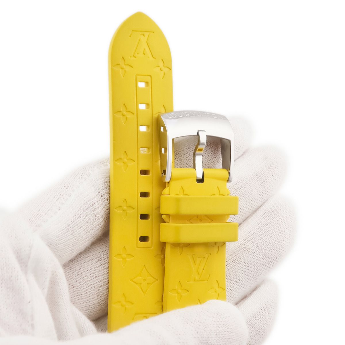 ルイヴィトン LOUIS VUITTON 腕時計パーツ タンブール用 ラバーバンド