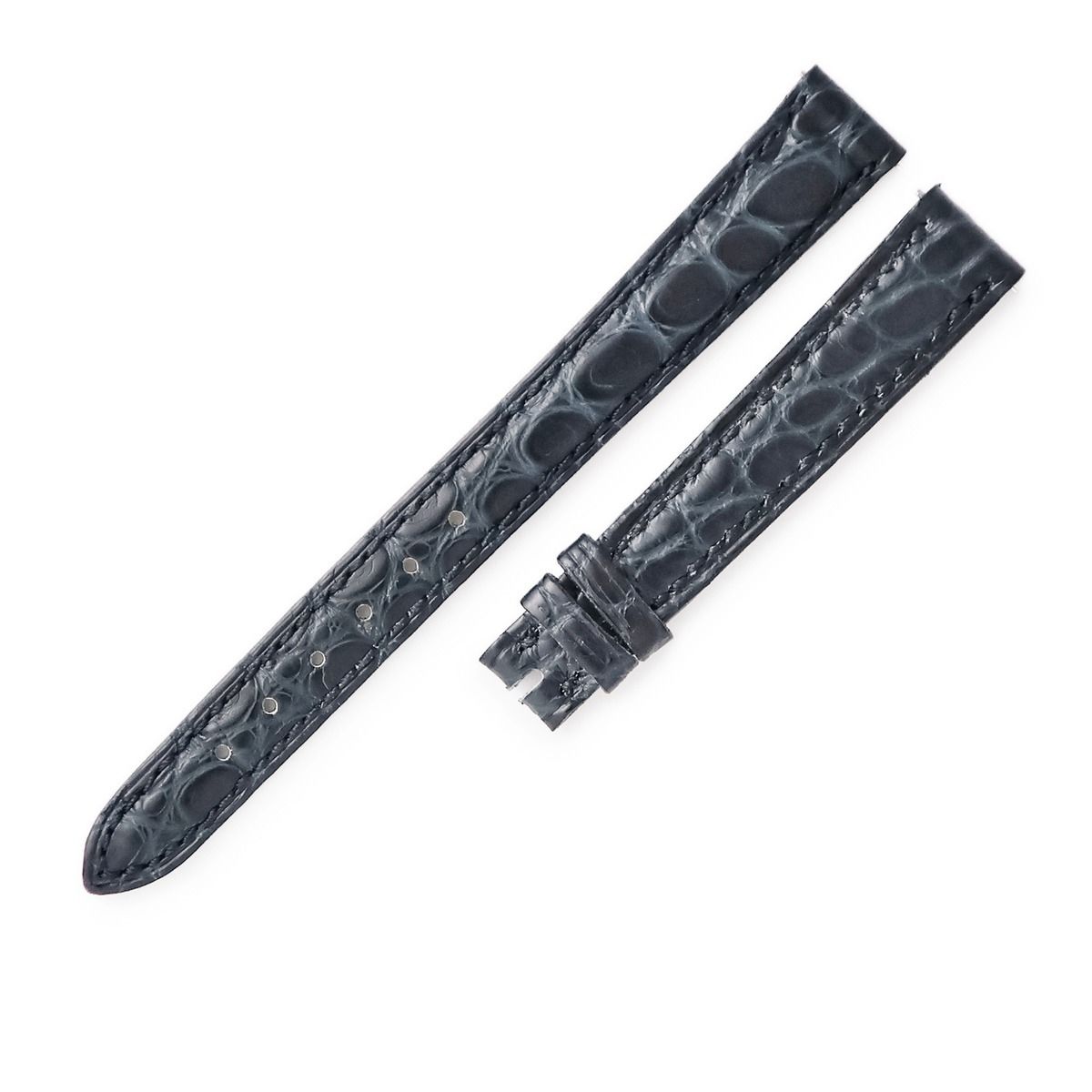 フランクミュラー FRANCK MULLER 腕時計パーツ トノウカーベックス 2250 2251用 クロコバンド クロコダイル ネイビー 替え ベルト 12 mm バネ棒 紺