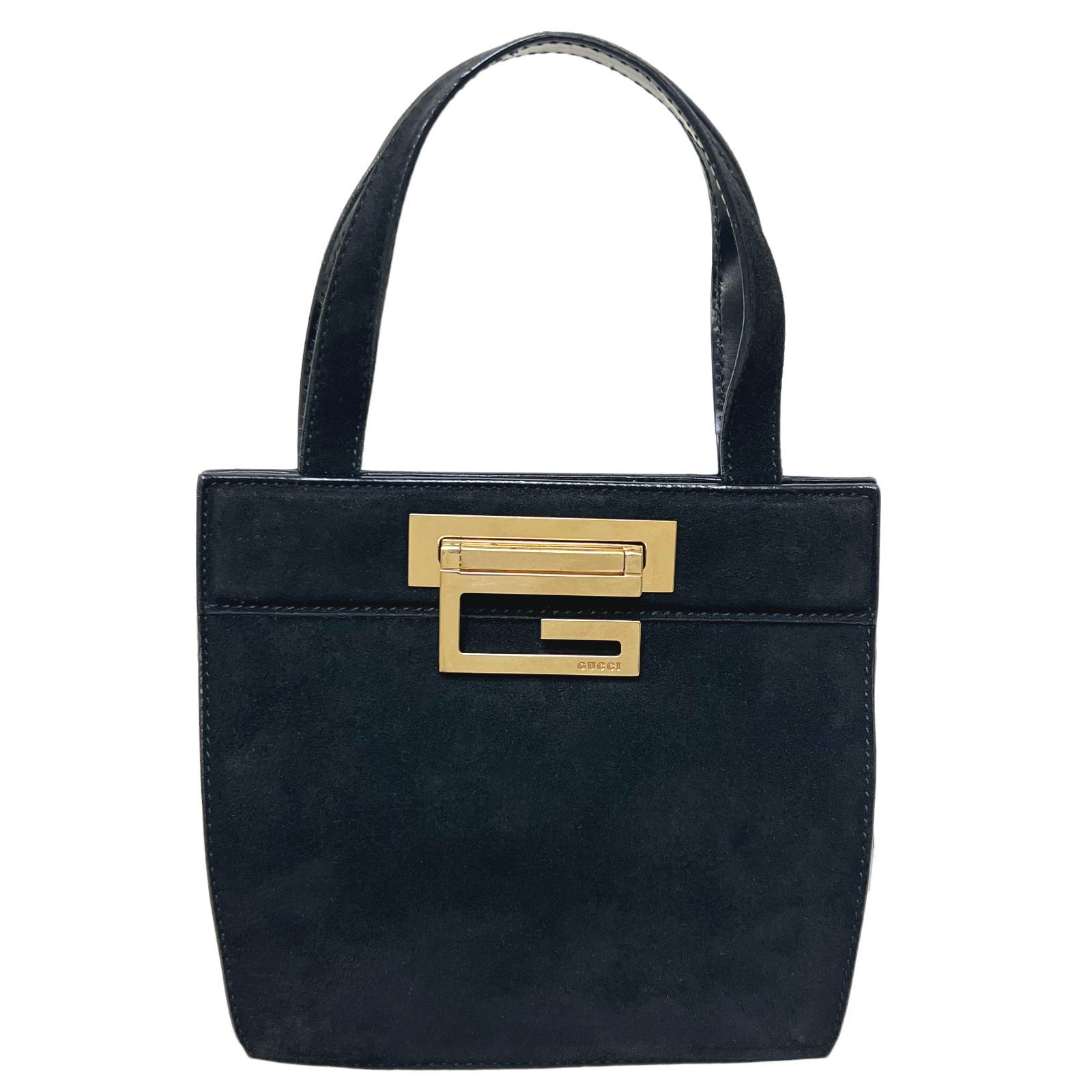 GUCCI グッチ バッグ スエード G金具 ゴールド金具 ミニハンド