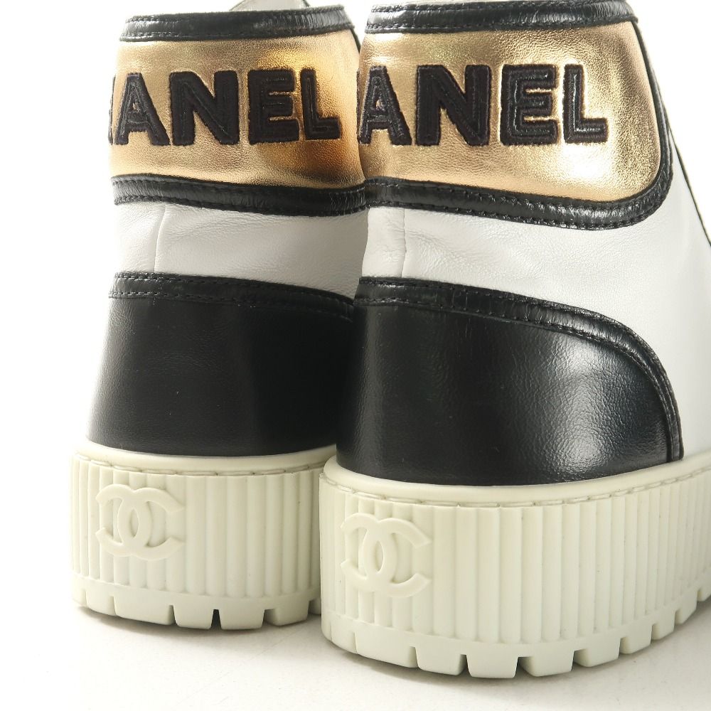 CHANEL シャネル スニーカー サイズ35 C CC ココマーク ハイカット