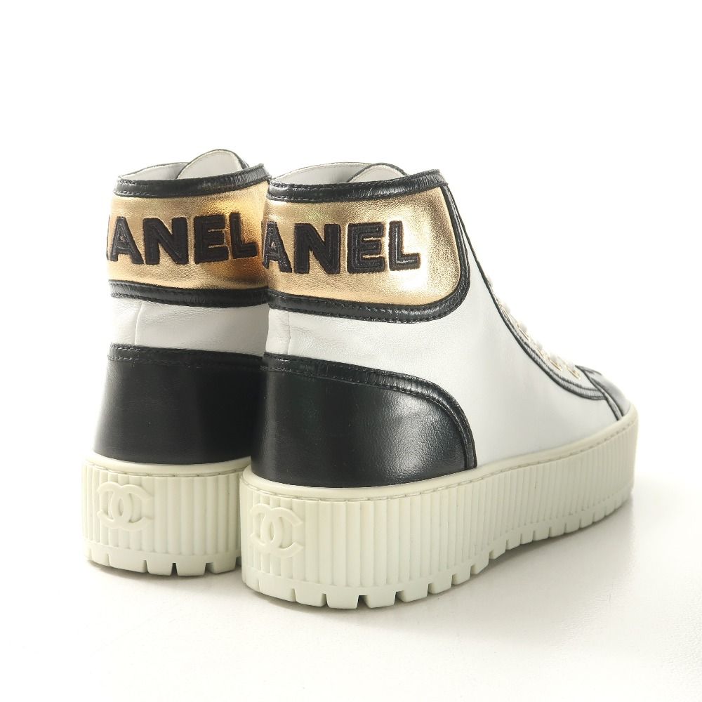 CHANEL シャネル スニーカー サイズ35 C CC ココマーク ハイカット