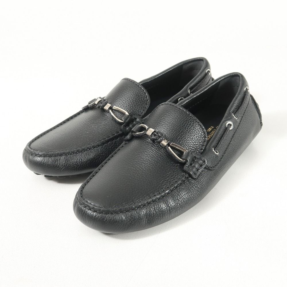 □美品□LOUIS VUITTON ルイ・ヴィトン モカシン サイズ6 LVロゴ