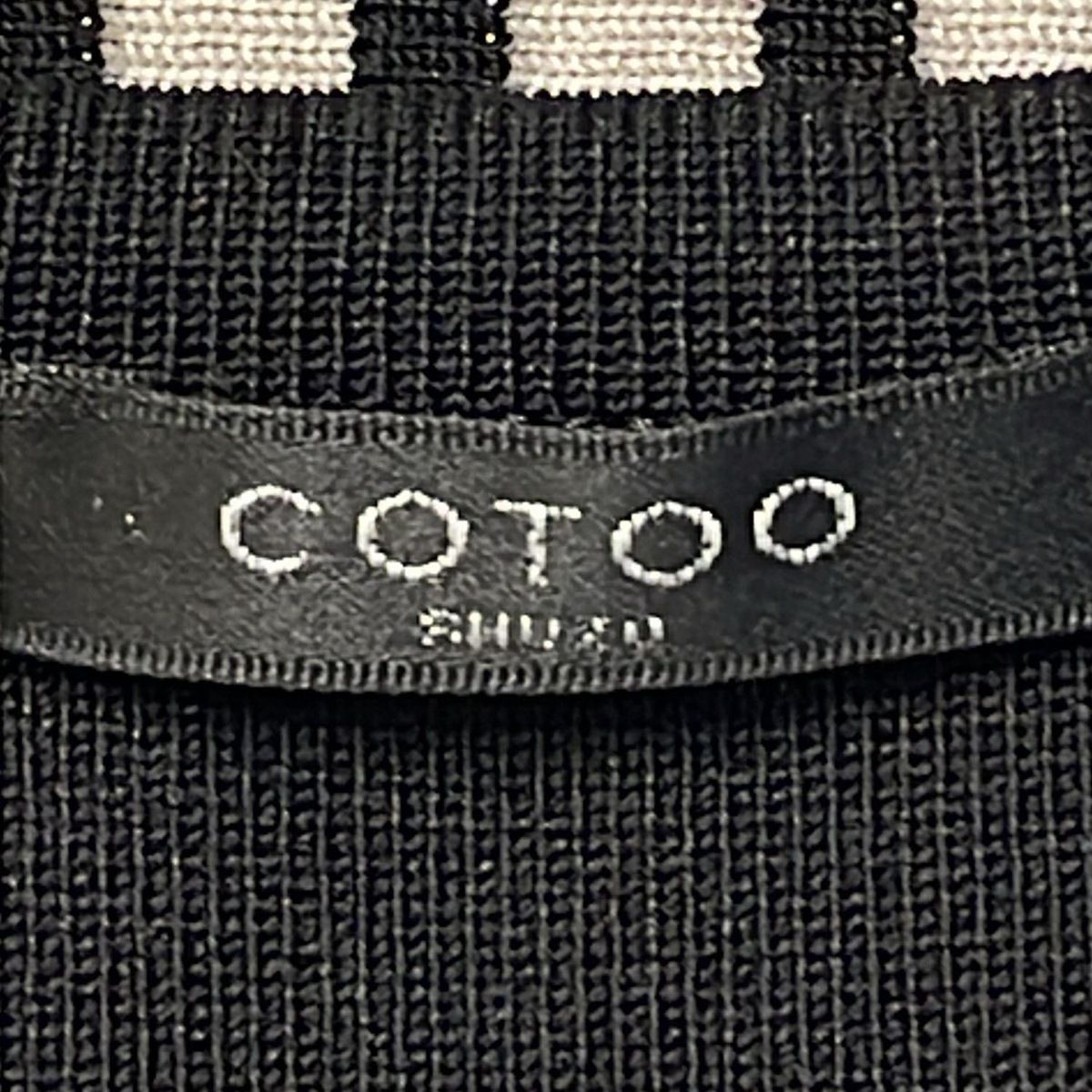 【美品✨】定価 72,450円❤️COTOO コトゥー✨サイズ38✨ワンピース COTOO(コトゥー) ワンピース サイズ38 M レディース美品 - 黒