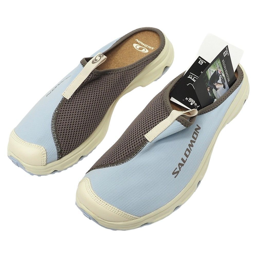 SALOMON RX SLIDE 3.0 リカバリーシューズ サイズ UK 10.5 29 cm サンド ブルー サロモン メンズ 5 L K 06433 KEC 01