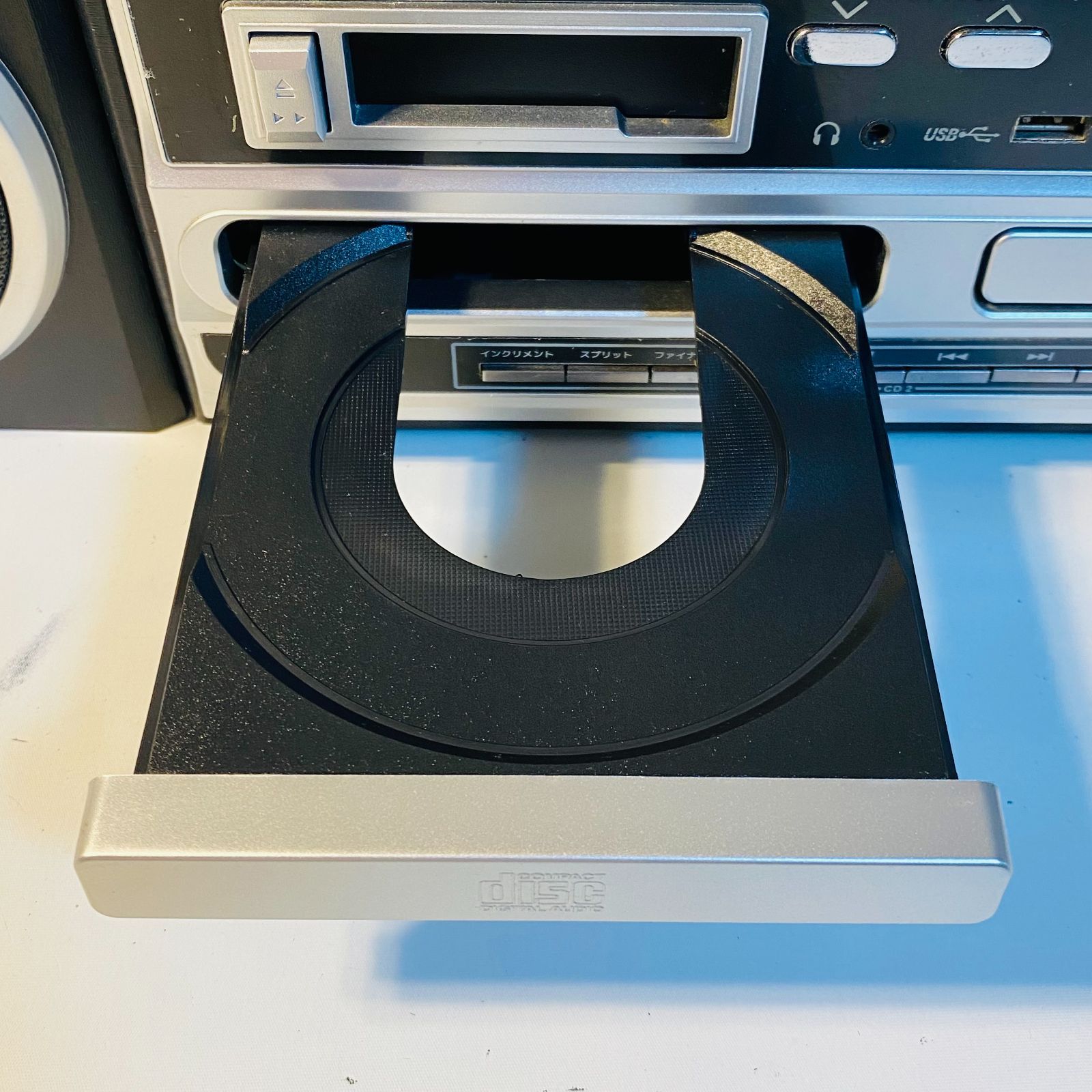 ベルソス VERSOS マルチレコードプレイヤーW VS-M002 ラジオ FM AM