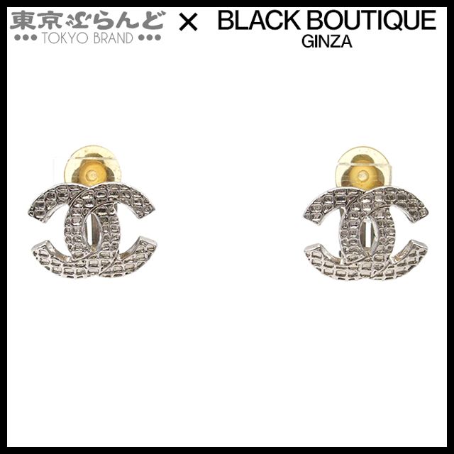 シャネル CHANEL イヤリング ココマーク シルバー メタル 00A
