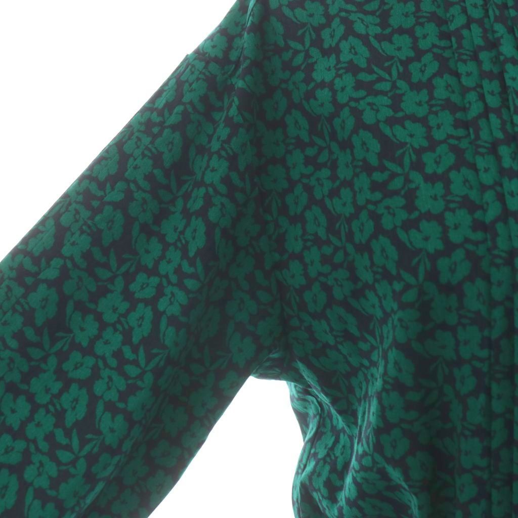 シップス SHIPS 25AW バンドカラーサイドプリーツワンピース 長袖