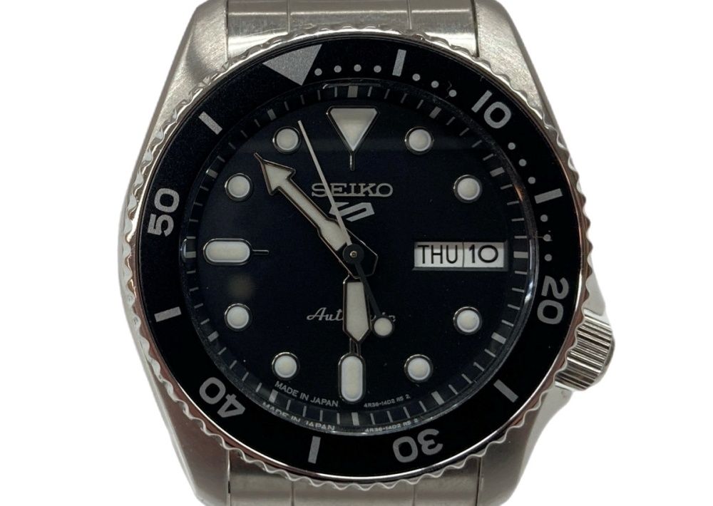 セイコー SEIKO 自動巻 腕時計 SBSA 225 10気圧防水 スポーツ メカニカル ウォッチ 銀 4 R 36 14 B 0 メンズ腕時計シルバー 104 T 39