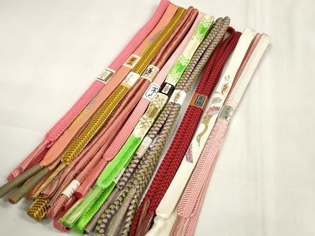 平和屋着物 和装小物 帯締め10本セット 組紐 高麗組 笹浪組 金糸 zzz