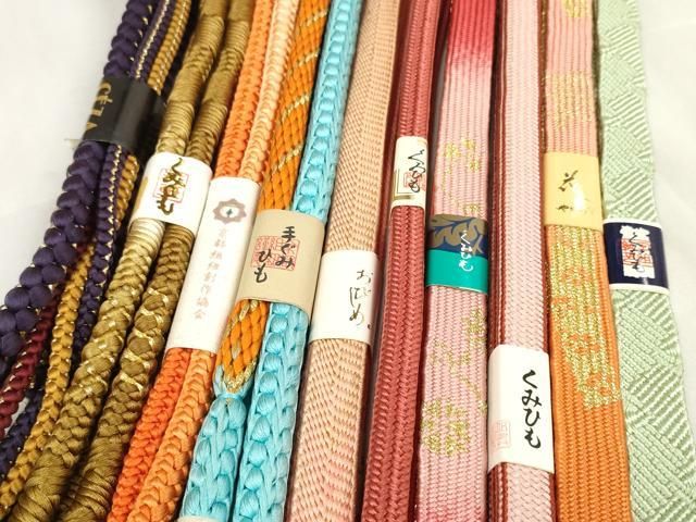  平和屋着物 和装小物 帯締め10本セット 手組紐 組紐 高麗組 鴨川組 金糸 zzz 帯締め 帯留め 帯飾り